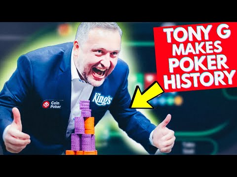 TONY G SHOCKS POKER WORLD | NEW BIGGEST ONLINE POKER POT