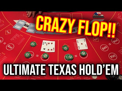 HIGH LIMIT ULTIMATE TEXAS HOLD'EM!!! POCKET PAIRS AND ACES WIN!!!