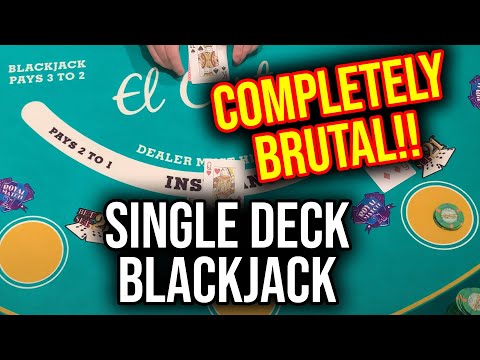LIVE SINGLE DECK BLACKJACK!!! Oct 31st 2022