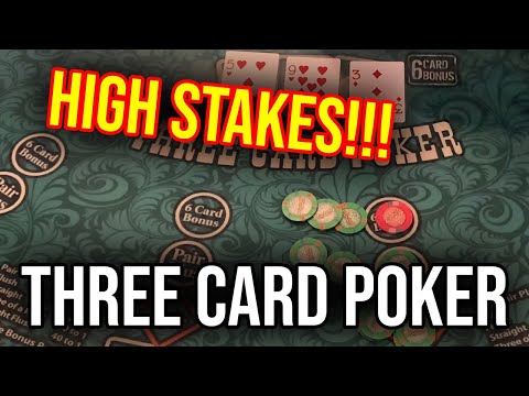 MAX BET STRAIGHT FLUSH!!! OMG!!! THREE CARD POKER!!! Oct 25th 2022