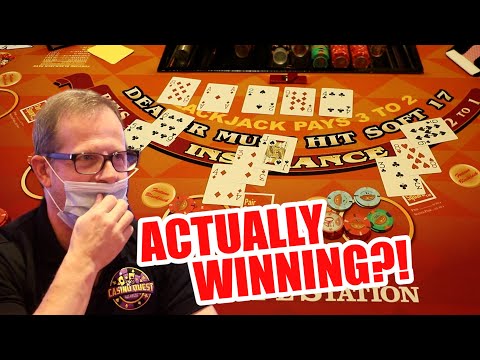 REAL CASINO BLACKJACK – GREAT RUN AT SANTA FE STATION!!
