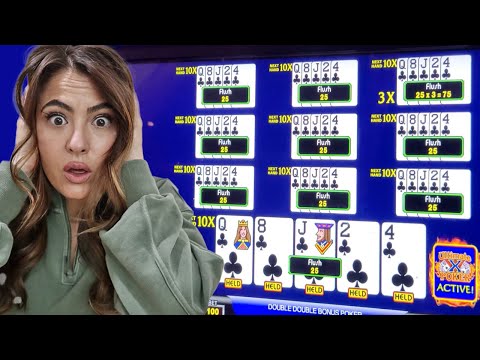 Amateurs Bet Up to $100/Hand On Video Poker 🤯