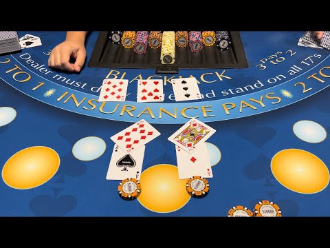 Blackjack | $300,000 Buy In | EPIC HIGH LIMIT ROOM SESSION! GETTING THE WORST CARDS ON DOUBLE DOWNS!